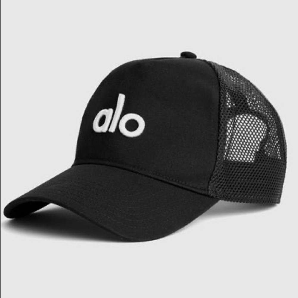 Alo Black Mesh Hat